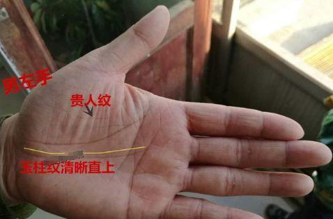手相：玉柱纹3种形态，名利双收，玉柱直上，事业顺成！