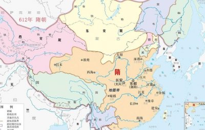 ​隋朝地图（隋朝地图完整版）