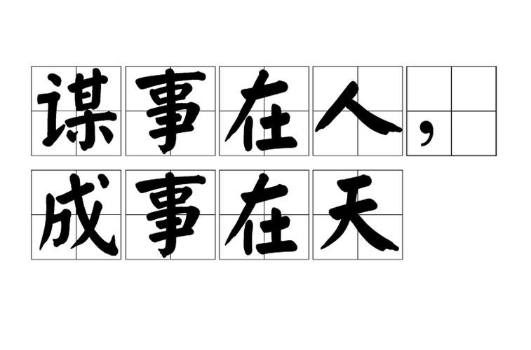 谋事在人成事在天的意思（谋事在人成事在天意思及出处）