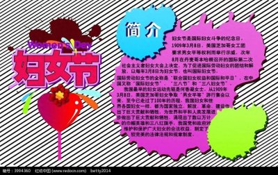 ​妇女节的由来和意义！