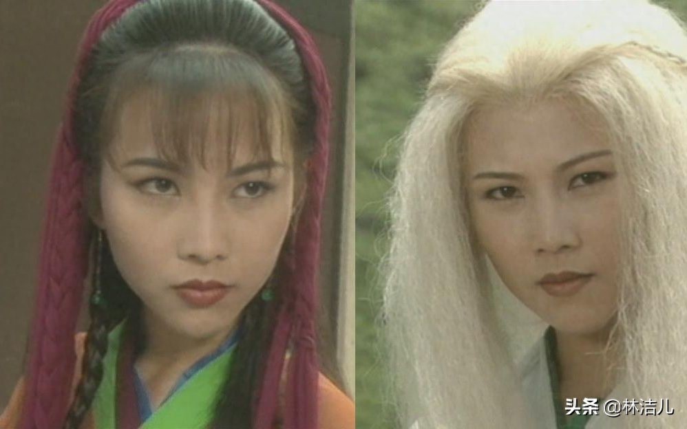 10版白发魔女：蒋勤勤美艳，林青霞经典，她是童年最难忘的记忆
