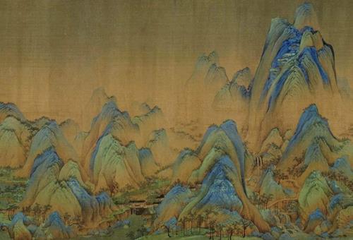 千里江山图的艺术手法是什么