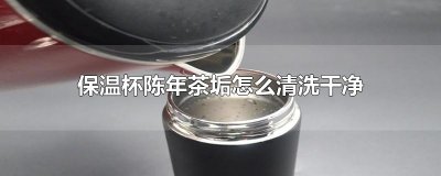 ​保温杯陈年茶垢怎么清洗干净
