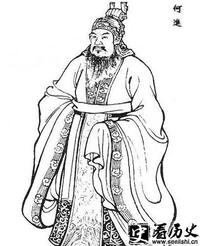 大将军何进的画像