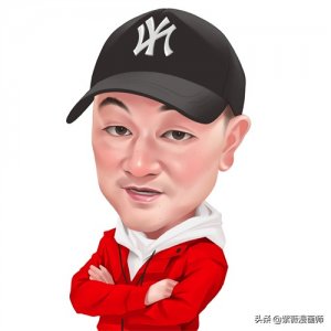 ​40岁左右男士微信头像：中年大叔幽默漫画头像 高级感十足