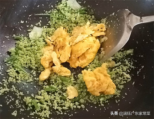 豆渣炒鸡蛋好吃又下饭
