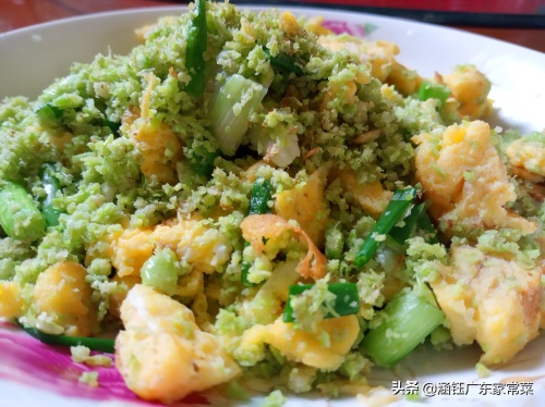 豆渣炒鸡蛋好吃又下饭