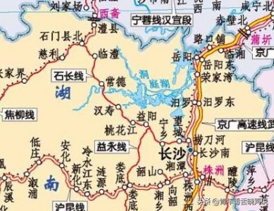 ​石长铁路：沿线详细站点、火车站一览地图