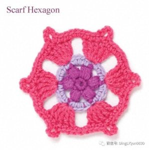 ​「钩编图解」24个奇妙的钩花图案，也许用得到！