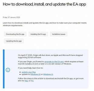 ​【橘子平台寄了】EA旗下Origin平台将停运