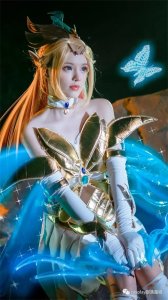 ​#王者荣耀女武神艾琳COS的福利图#