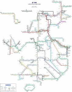 ​绝对超清最新出炉全国动车组运行线路示意图，速转收藏！