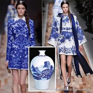 ​中国传统纹样“之”青花纹样