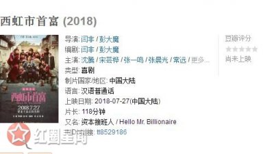 ​西虹市首富豆瓣评分多少猜测影片西虹市是什么意思