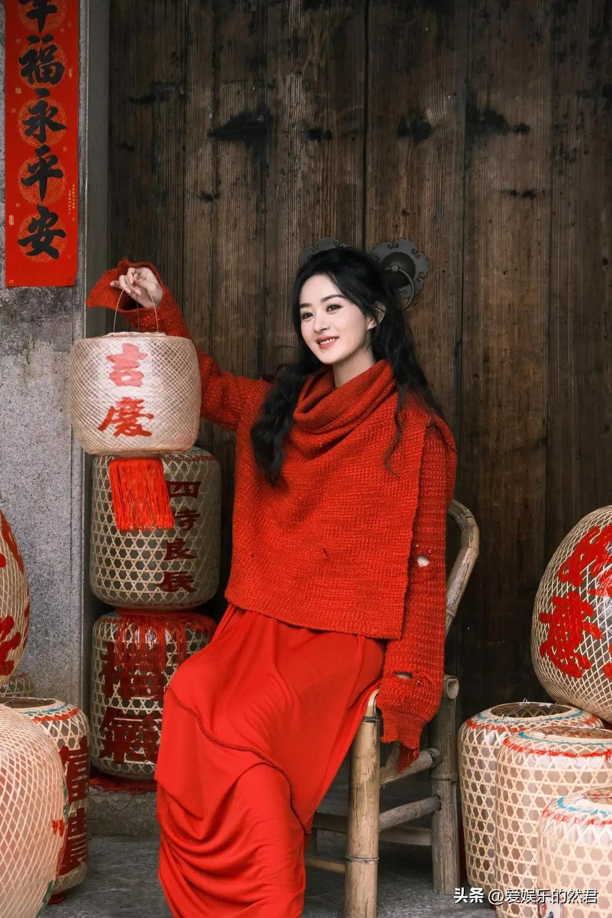 赵丽颖是披着麻袋都好看的小女人，她在流量年代劈出了属于自己路