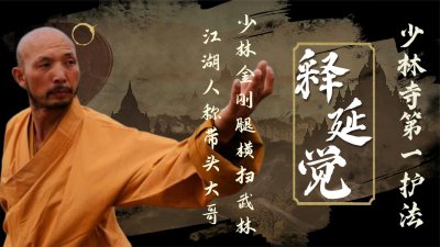 ​释延觉：自称是少林第一护法，大力金刚腿横扫武林，少林却不认识