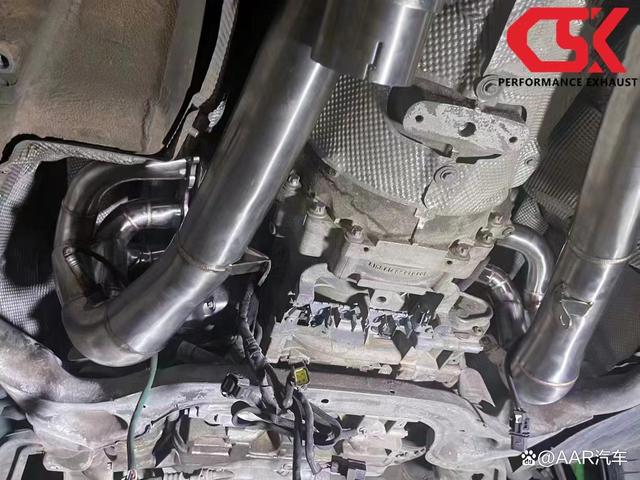 “大鹏展翅”奔驰SLS，升级CSK芭蕉直通头段，轰鸣嗨翻天~-